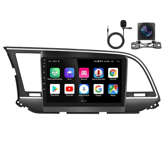 iSpchen Car Stereo Radio for Hyundai Elantra 2016-2018 with Wireless CarPlay Android Auto, 9in Android 13 Bluetooth FM/RDS GBS WiFi Touch Screen
