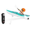thumbnail image 1 of TFixol 2.4G Remote Control Mini Rowing Boat with LED Lights, 3.7V 180mAh Battery, Blue - Compact Design for Indoor Water Play, 1 of 7