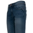 thumbnail image 3 of CULTURA AZURE Mens Stretch 5 Pocket Skinny Jeans, Med Blue, 34X30, 3 of 5