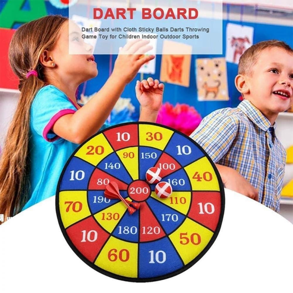 Indoor Kids Toys Dart Board Throwing Darts Sports Sticky Cloth Ball Dart Game 