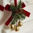 thumbnail image 4 of Lefu Christmas bells with bows and pine cones - Christmas hanging decoration, 4 of 8