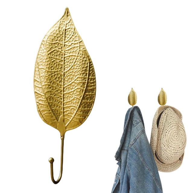 Style No Drill Decorative Leaf Hook For Folding Side Shelf Set for 16" Cooking Systems Hooks for Shower Wall Outdoor Towel Rack for Hot Tub Ceiling Hanging Hooks without Damage over The Door Bike Hook