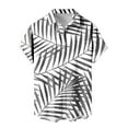 thumbnail image 2 of Alkepwun Hawaiian Shirt for Men Casual Lapel Collared Short Sleeve Button Down Shirts Summer Beach Vacation Tropical Print Aloha Shirt Plus Size, 2 of 4