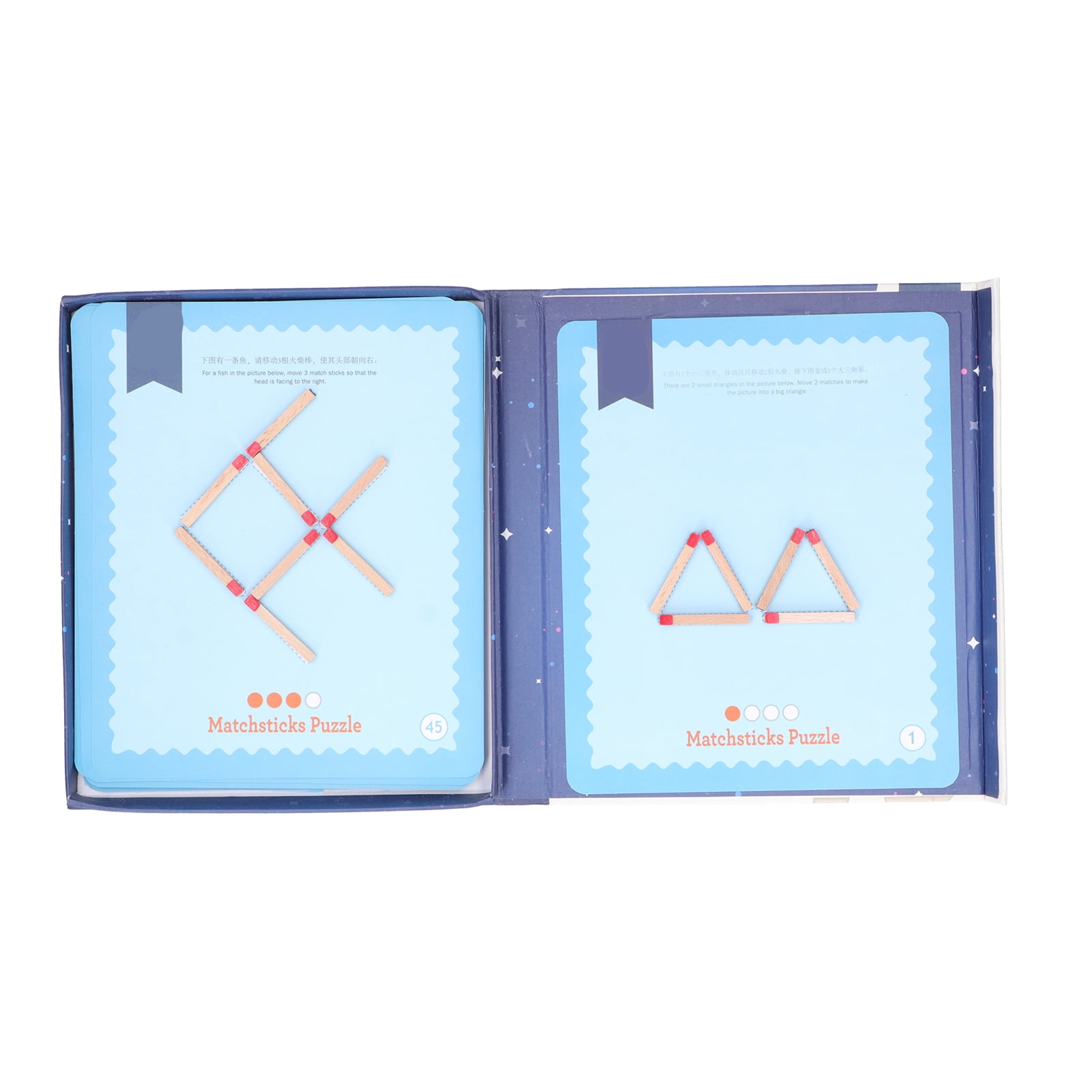 Matchstick Concentration Training Toys, Educational Matchstick Puzzle Games  Practical With Small Box For Toys For Gifts For Kids For Children -  Walmart.com