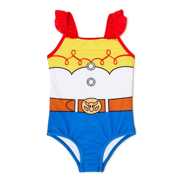 Disney Toy Story Toddler Girls Jessie One Piece Swimsuit, UPF 50+, Sizes 2T-4T  - Walmart.com