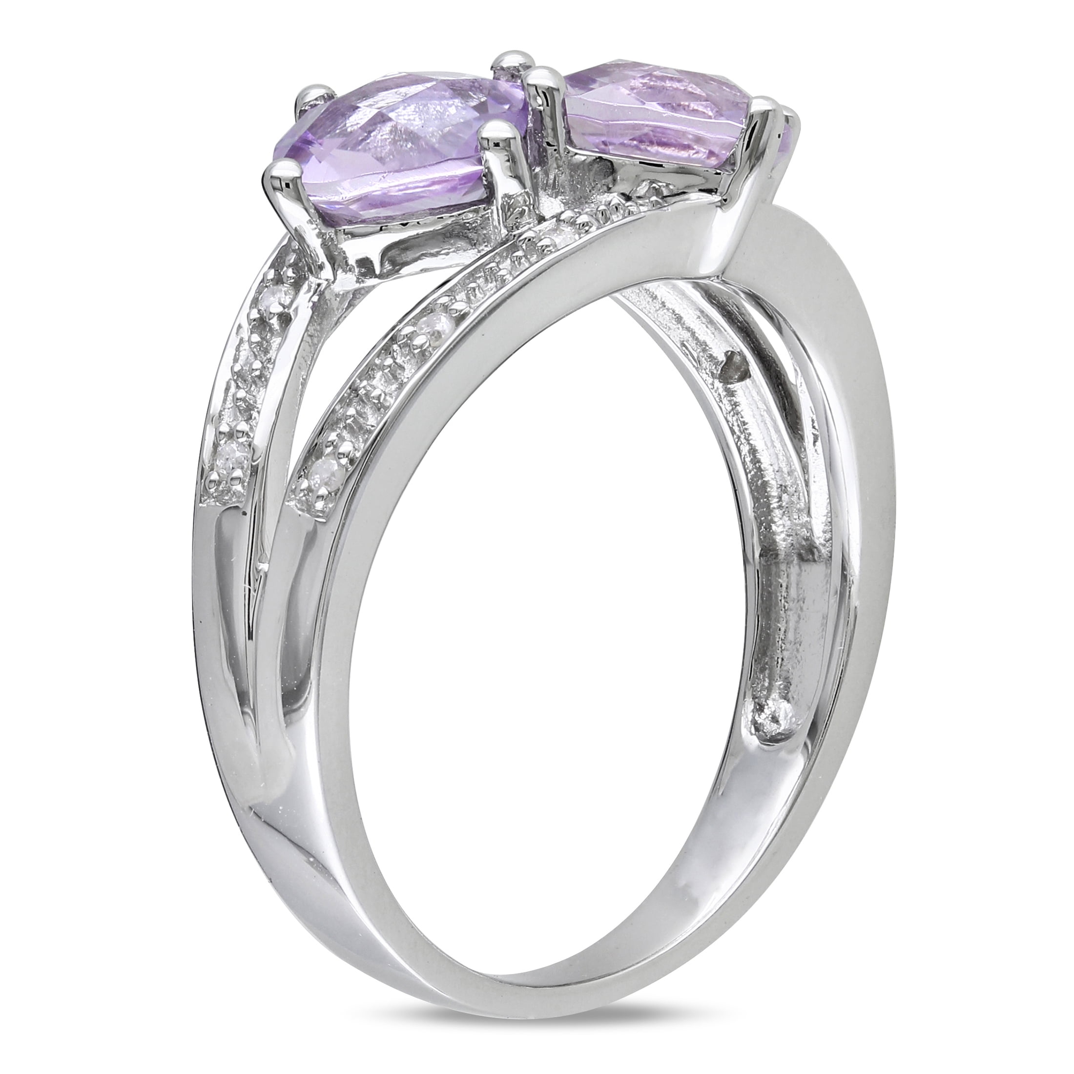 Everly Women's Amethyst Sterling Silver Ring