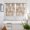Mocha Brown, variant on Haze Blue Coastal Kitchen Curtains Window Panels, Summer Beach Nautical Starfish Coral Vintage Insulated Window Treatment Curtain, Grommet Curtains for Bedroom/Living Room/Bathroom, 2 Piece 42"Wx45"L