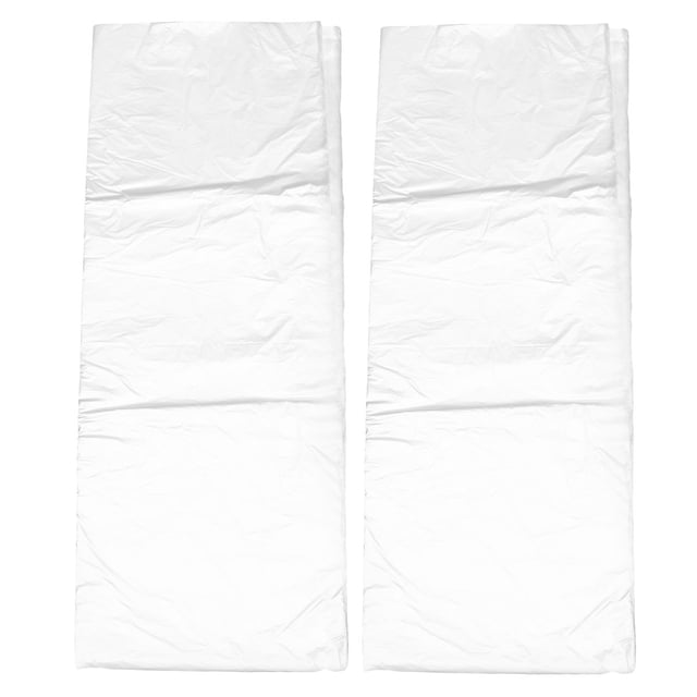 100 piezas en 2 bolsas de tela de peluquería desechable una vez impermeable transparente chal para mujeres hombres teñido de cabello (blanco)