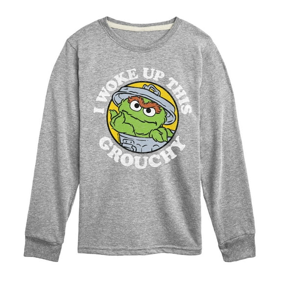 Sesame Street - Woke Up This Grouchy - Toddler and Youth Long Sleeve T-Shirt