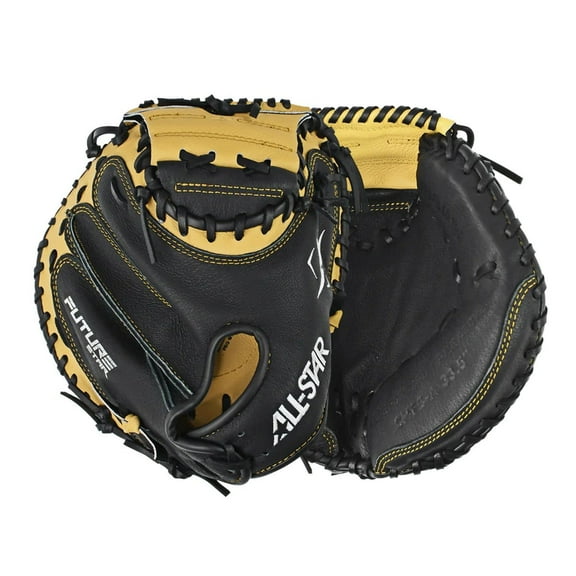 All Star Youth Future Star 31.5" Baseball Catchers Mitt Black/Tan 31.5