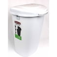 thumbnail image 2 of 6303168 TOUCH TOP W LID 13G WHT Rubbermaid 13 gal White Plastic Touch Top Wastebasket (Pack of 4), 2 of 3