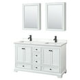 thumbnail image 5 of Wyndham Collection Wcs202060d-Qtz-Unsmed Deborah 60" Free Standing Double Basin Vanity Set, 5 of 6