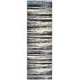 thumbnail image 2 of SAFAVIEH Retro Mayson Abstract Runner Rug, Cream/Blue, 2'3" x 15', 2 of 6