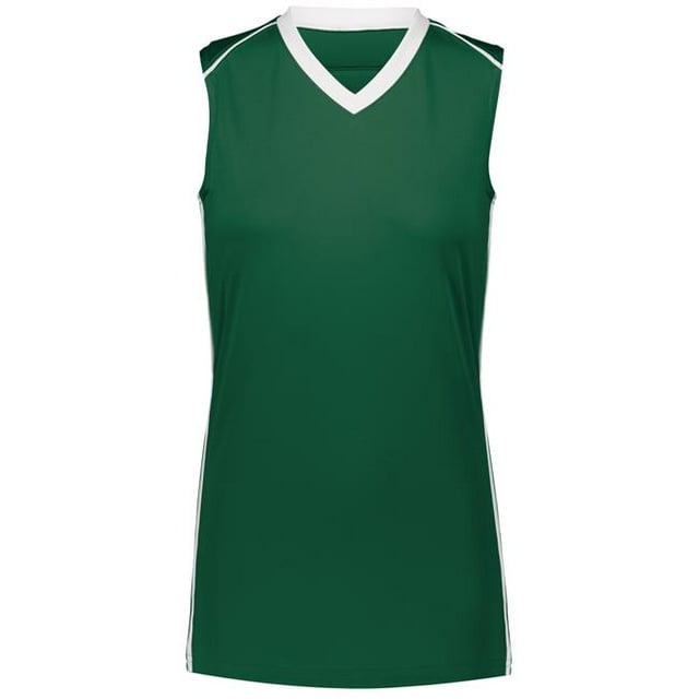 Maillot Rover pour Femmes, Vert Foncé et Blanc - 2TG
