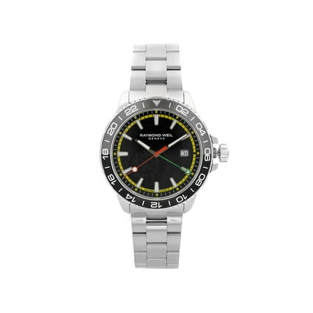 (New) Raymond Weil Tango Bob Marley Edition Steel Black Dial Mens Watch 8280-ST1-BMY18