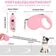 thumbnail image 2 of Correa retráctil para perros, correas extensibles para perros de 5 m con mango antideslizante, correa retráctil para perros sin enredos para perros pequeños medianos de hasta 25 kg (rosa claro), 2 of 5