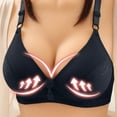 thumbnail image 4 of Vedolay Womens Push Up Bra Thin Breathable No Steel Ring Underwear Running Girl Sports Bra(Black,85B), 4 of 4