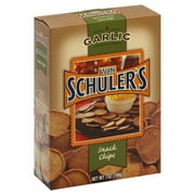 Win Schuler's Garlic Snack Chips, 7 oz, (Pack of 12)