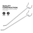 thumbnail image 3 of 50 Pcs 6-inch Pegboard Hooks Metal Shelving Hooks And Organizer Assortment Pegboard Garage Storage, 3 of 5