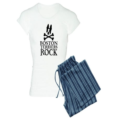 

CafePress - Boston Terriers Rock Women s Light Pyjamas - Women s Light Pajamas