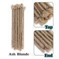 thumbnail image 2 of 12” Soft Short Dreadlocks Dreads Handmade Crochet Braids Afro Braiding Locs Hair Extensions Dark black 25g, 2 of 5