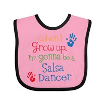 Inktastic Salsa Dancer Future Boys or Girls Baby Bib