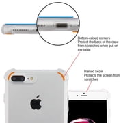 Apple iPhone 6 /6S PLUS Phone Case Clear Shockproof Hybrid Bumper Gummy Rubber Silicone Gel Shock Absorption Cover Highly Transparent Clear Phone Case Cover for Apple iPhone 6S Plus, iPhone 6 PLUS