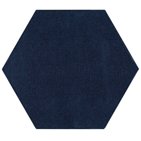 Starwars Collection Pet Friendly Navy 12' Hexagon - Area Rug
