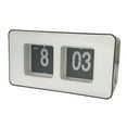 thumbnail image 3 of veasfak Modern Auto Flip Clock Simple Table File Clocks Christmas Gift Decor White, 3 of 6