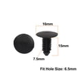 thumbnail image 2 of Unique Bargains 8mm x 6mm Hole Plastic Car Bumper Fender Fir Tree Clips Rivets Retainer 20pcs, 2 of 2