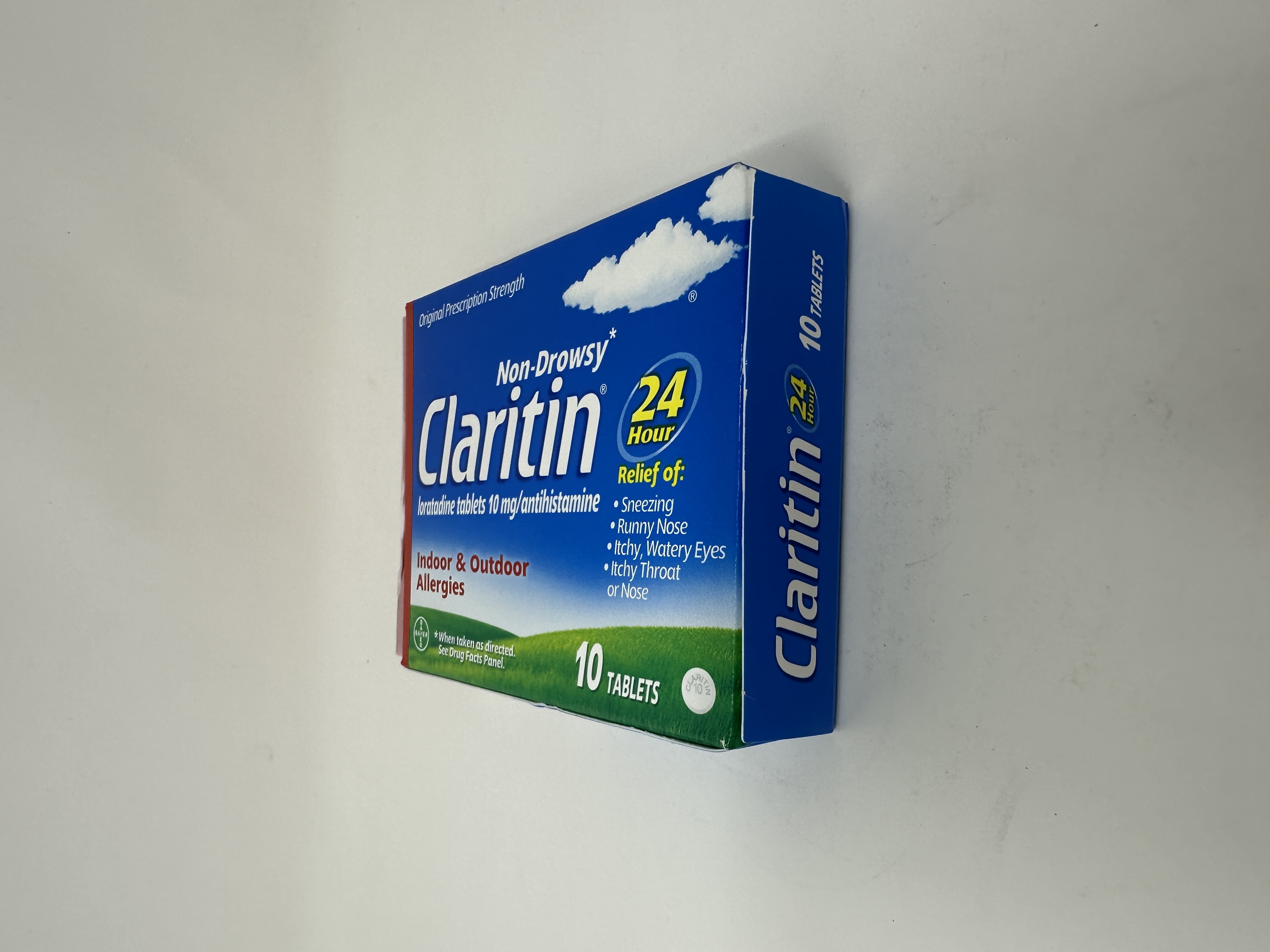 Claritin Loratadine, Indoor & Outdoor Allergies, Non-Drowsy, 10 ct, 3-Pack