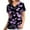 Purple, variant on Lolmot Womens Valentine's Day Love Print V-Neck Scrubs Tops Loose Casual Working Uniform T-Shirts Holiday Blouses with Pockets