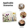 thumbnail image 5 of AshasdS Wildflower Garden Linen Table Mats Set of 4 12x18 inch for Spring Summer Home Table Decor, 5 of 5