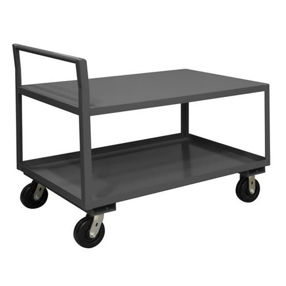 Durham LDO-3048-2-2K-95 48 x 30 x 38.75 in. Low Deck Service Truck with 2 Shelves & Phenolic Casters