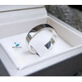 thumbnail image 2 of Sterling Silver 925 Ring / 6.0 mm. Comfort fit / Wedding band / Rhodium plated Nickel-Free / MadDuckJewels RG1479 / Thailand Jewelry, 2 of 3