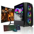 thumbnail image 1 of AQVIN AQ30 PC de Jeu Haute Performance - Processeur Intel Core i7 - 32 Go de RAM DDR4 - Stockage SSD 1 To - Moniteur de Jeu 24 Pouces - RTX 3060 12 Go - Windows 11 Pro - Personnaliser Effet d'Éclairage Ventilateur RGB, 1 of 5