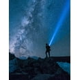 thumbnail image 2 of Rechargeable LED Spotlight Flashlight, Super Bright Handheld Flashlights, 5000 High Lumens Waterproof Searchlight LED Flash Light with 7 Lighting Modes for Outdoor Camping Emergency Use, 2 of 8