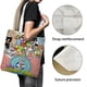 thumbnail image 3 of Baby Looney Tunes Bolso de tela con estampado de lienzo para mujer, bolsa de compras reutilizable y estética, con cremallera interior, regalo para mujer,40*45cm., 3 of 6