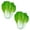 2pcs, variant on Artificial Lettuce Fake Realistic Vegetable for Home Kitchen Decoration