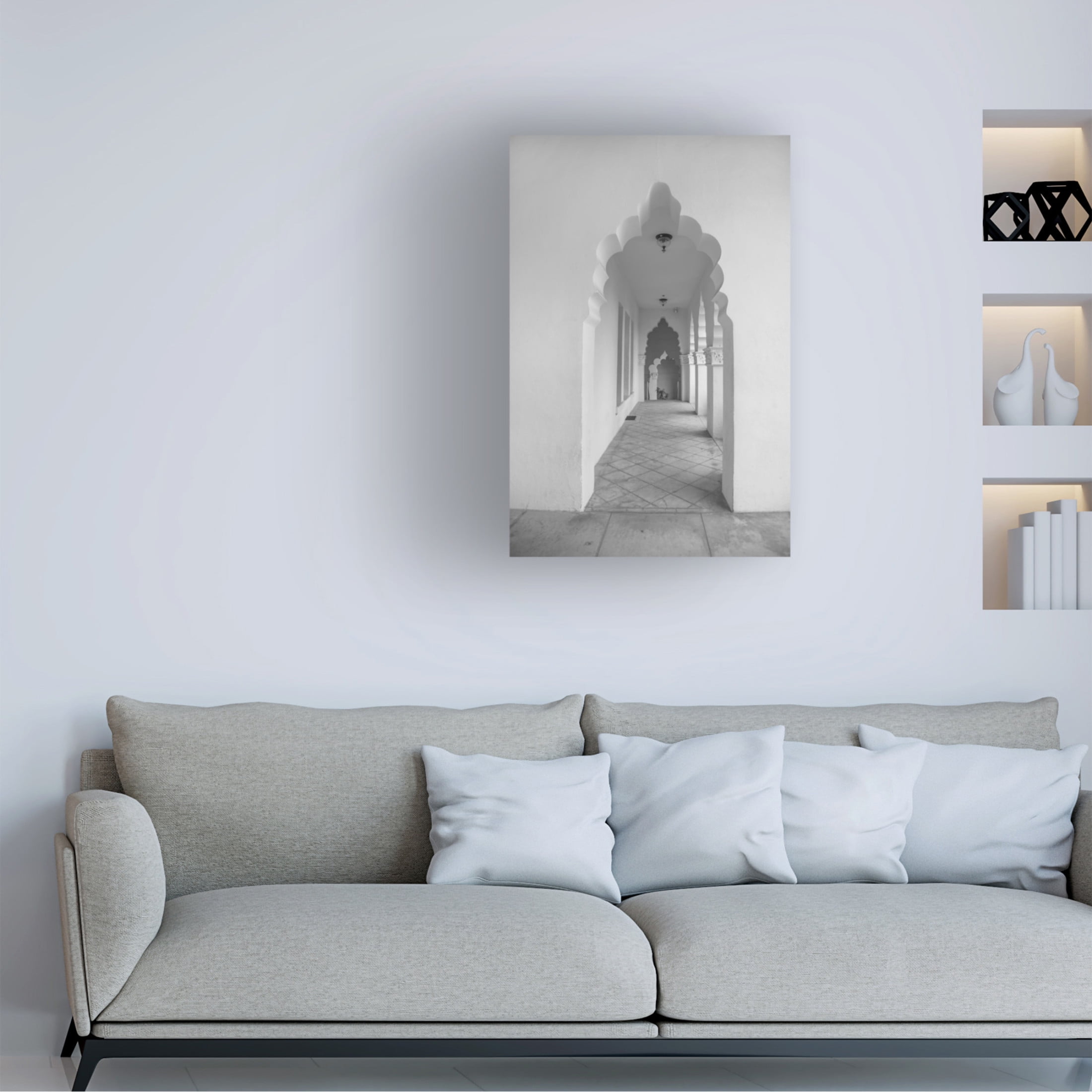 Canvas Wall Art - Lori Hutchison 'Brand Park' Wall Art for Living Room, Bedroom, or Office Décor by Trademark Fine Art - 16 x 24 Inches