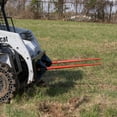 thumbnail image 3 of Titan Attachments Dual Prong 43" Hay Bale Spear Attachment, Universal Skid Steer Quick Tach Mounting Style for Bobcat and Kubota Models, 4000 LB Capacity, Conus 2 Tines Square and Round Hay Bales, 3 of 8