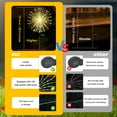 thumbnail image 3 of RICAN Solar Garden Lights Outdoor Decorative, 8 Pack Firework Garden Stake Lights Solar Powered, DIY Bendable Copper Wire Waterproof for Garden, Yard, Patio, Flower Bed, Chiristmas Decor, 3 of 9