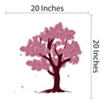 thumbnail image 3 of Cherry Blossom themed Wall Stickers for Home Decoration- Wall Decal Vinyl Sticker- Applied to Any Smooth Surface- Children's room and Living room Wall Decorative item-Size 20" x 20"., 3 of 3