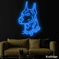 thumbnail image 3 of Craftnamesign Doberman Dog Neon Sign, Doberman Sign, Doberman Decor, 3 of 4