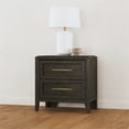 thumbnail image 2 of A-America Bryson Transitional Solid Mindi Wood Nightstand in Bronze/Gold, 2 of 8