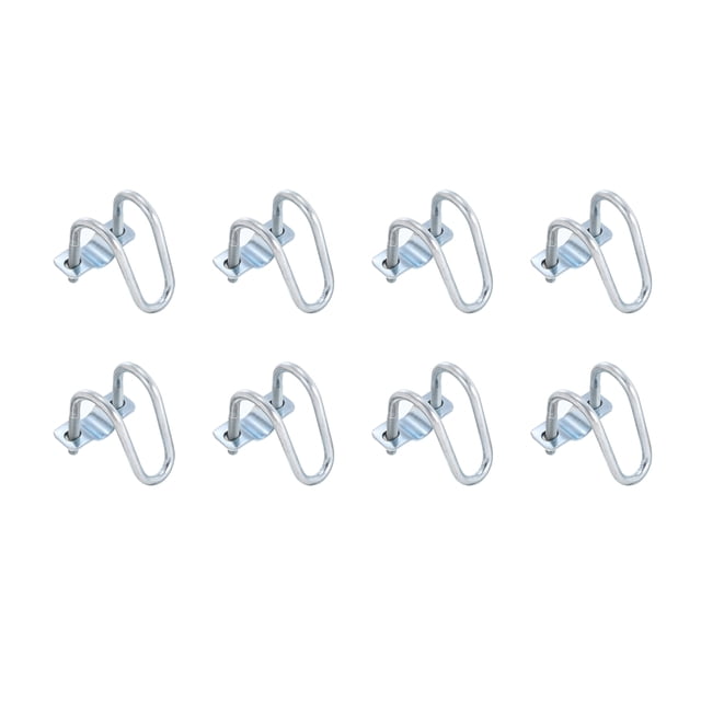 Unique Bargains Cross-Connector Vertical Pipe Clip, 8 Pack Fit 1'(25mm) Crossover Buckle