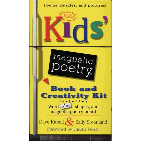 Pre-Owned Kids' Magnetic Poetry Book and Creativity Kit (Hardcover) 0761113576 9780761113577