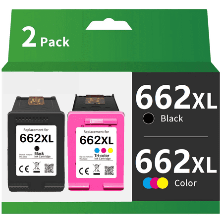Compatible 662XL 662 XL High Yield Ink Cartridge Replacement for HP Deskjet Ink Advantage 1014 1015 1515 2515 2545 2645 3515 3545 4510 4645 Printer