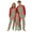 Multicolor, variant on Busydd Family Christmas Pajamas Matching Sets Fashion Long Sleeve Holiday Print Christmas Pjs Casual Round Neck Tops and Pockets Pants Christmas Family Pajamas Sleepwear