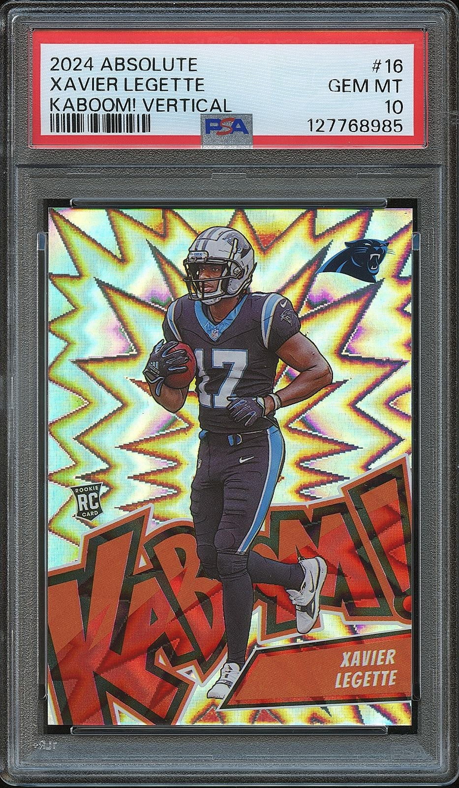 2024 Panini Absolute Xavier Legette #16 [Base] Rookie Insert PSA
